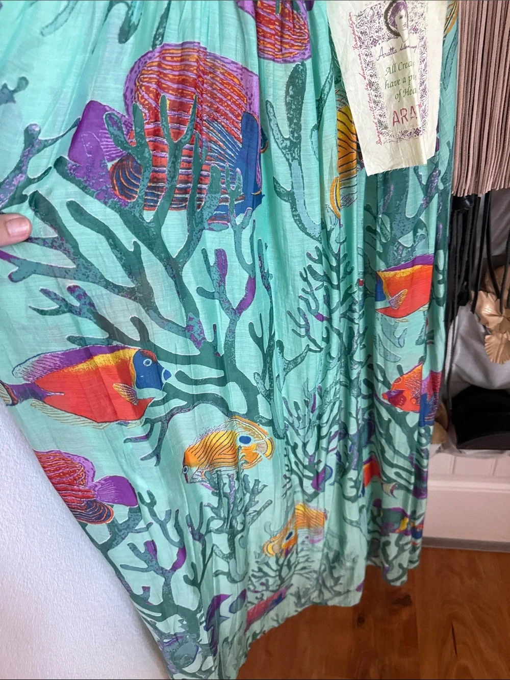 Aratta under the sea maxi size Medium Dress - Picture 4 of 9